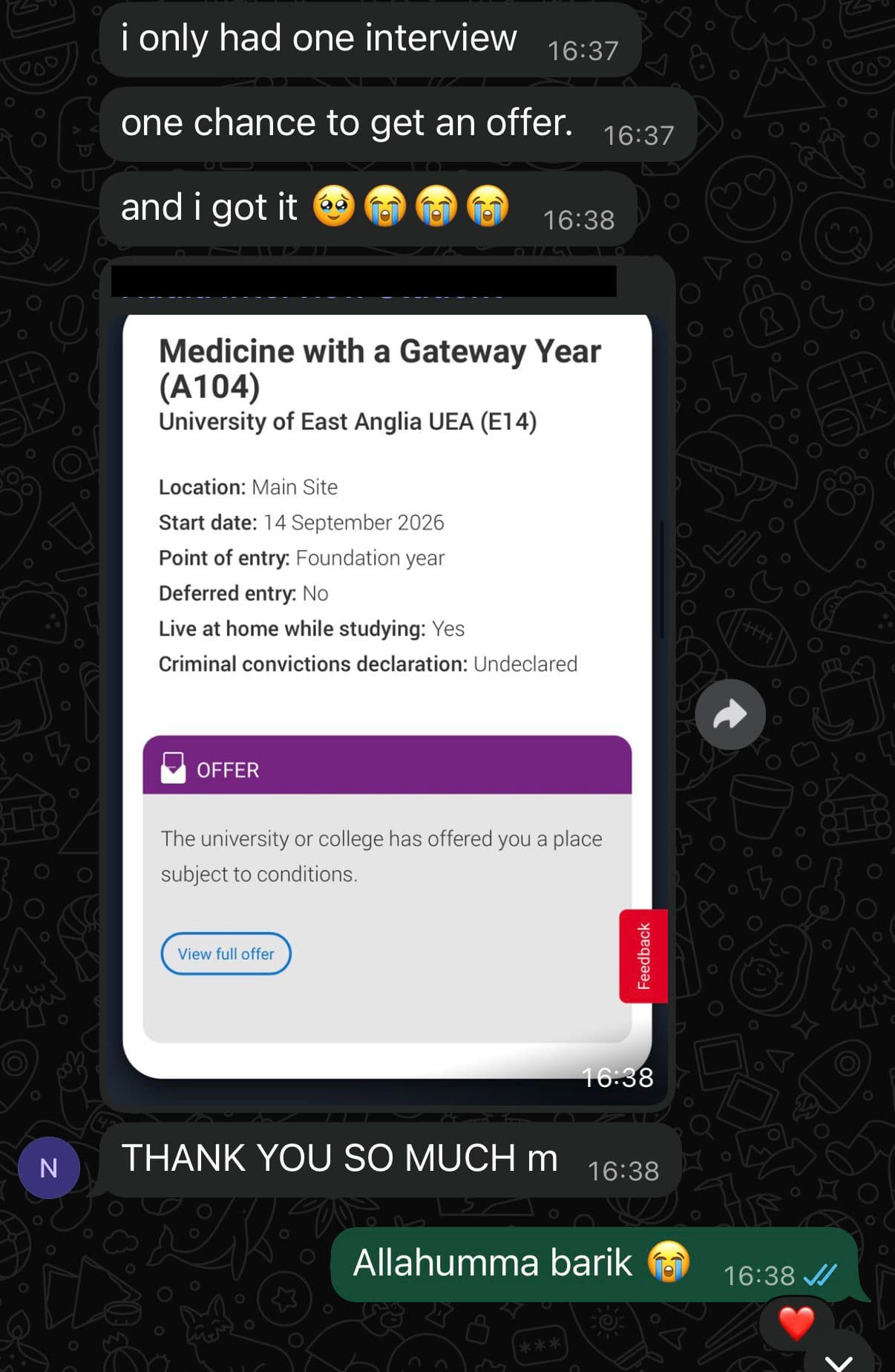 Student success story 3